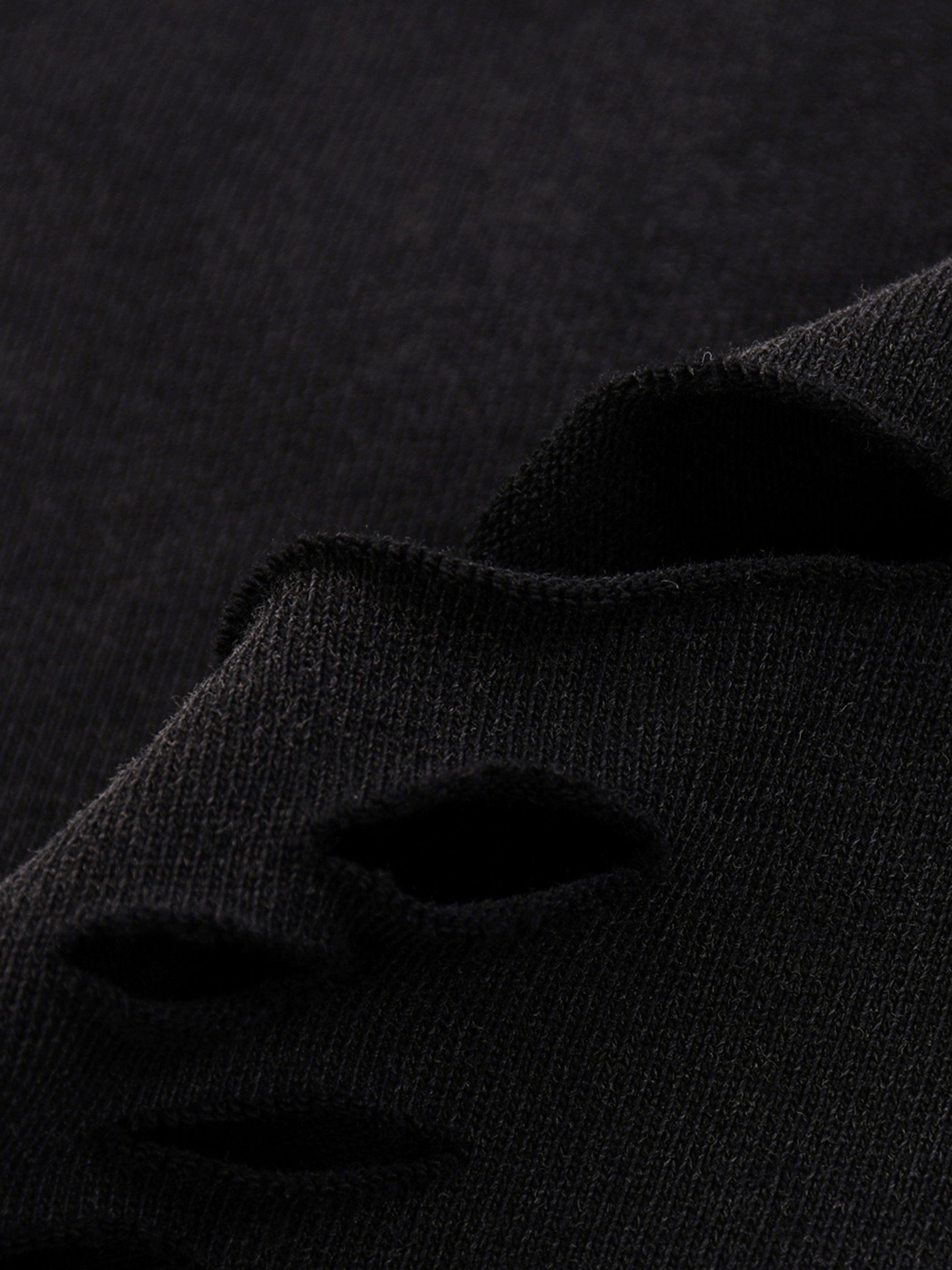 Cut up Genzerz Green Lightning Z Tee – premium cotton oversized black shirt
